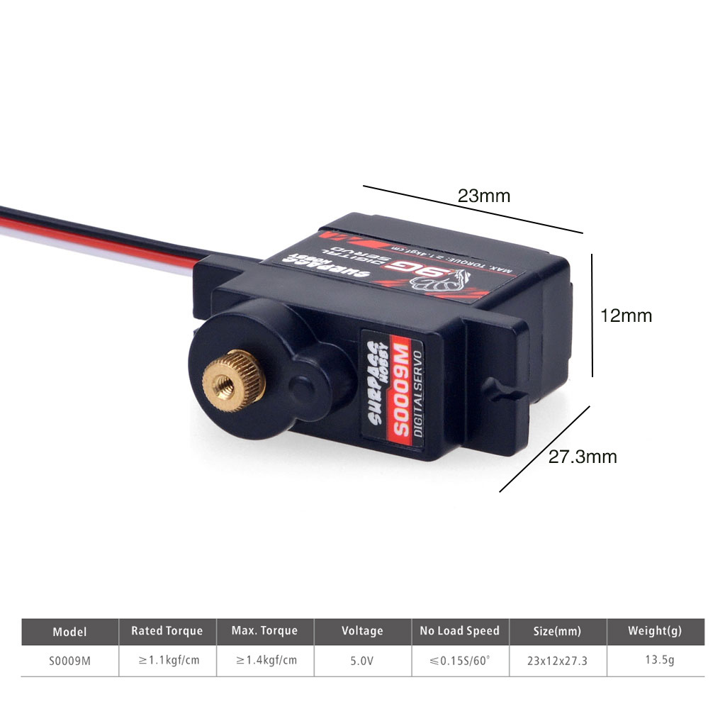 Micro Servo - Servo Digital RC 2g 3.7g 4.3g
