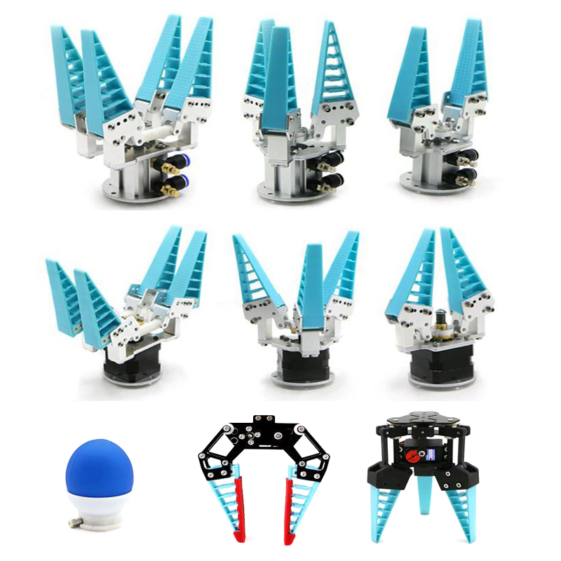 Robot Gripper Claw - Cakar Robot Fleksibel 0.6/1/1.5kg Beban Besar