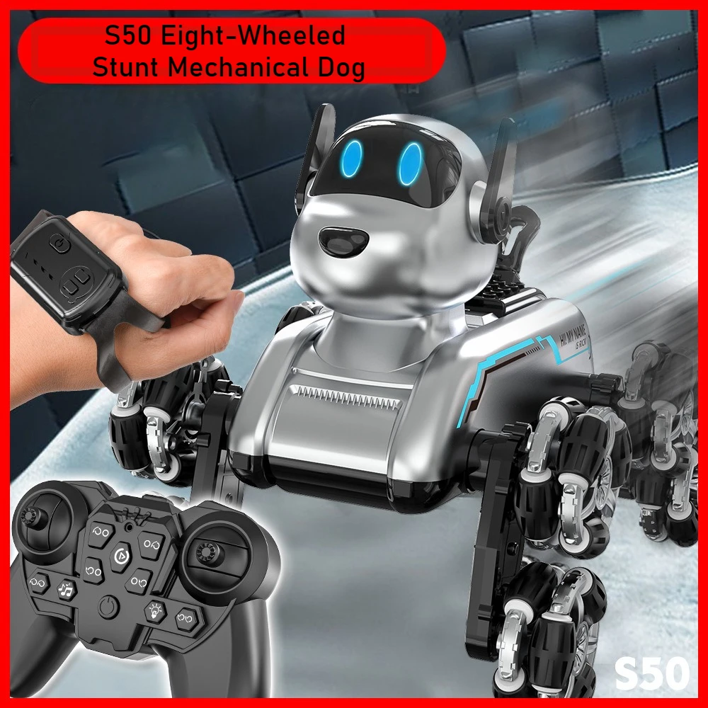 Robot Remote Control - S50 Robot Anjing Cerdas Sensor Gerak