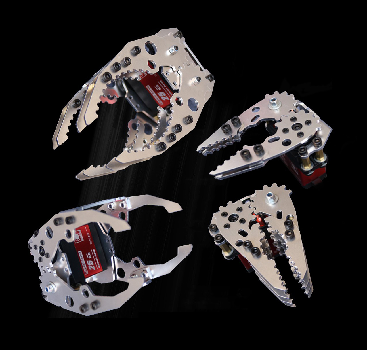 Robot Gripper Claw - Penjepit Cakar Tangan Pegangan Mekanis Logam