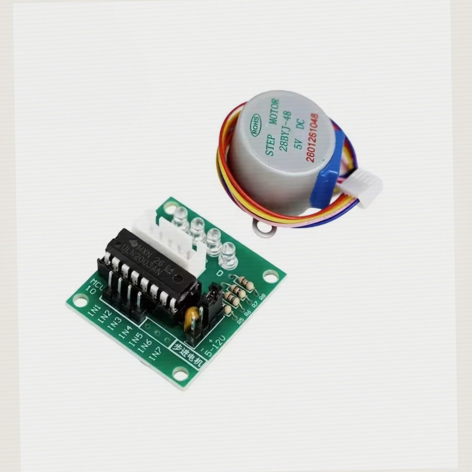 28Byj-48 - Kit Motor Stepper Berpenggerak ULN2003 28BYJ-48