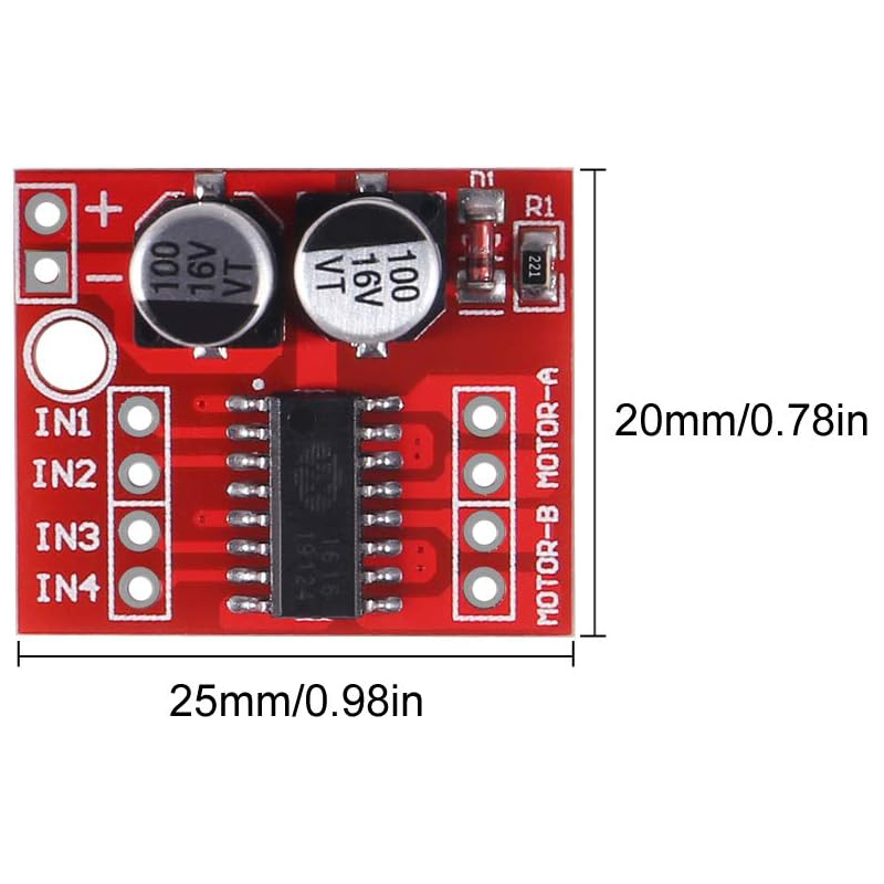 4/10 Buah Modul Driver Motor D - Motor Driver L298N ulasan dan harga