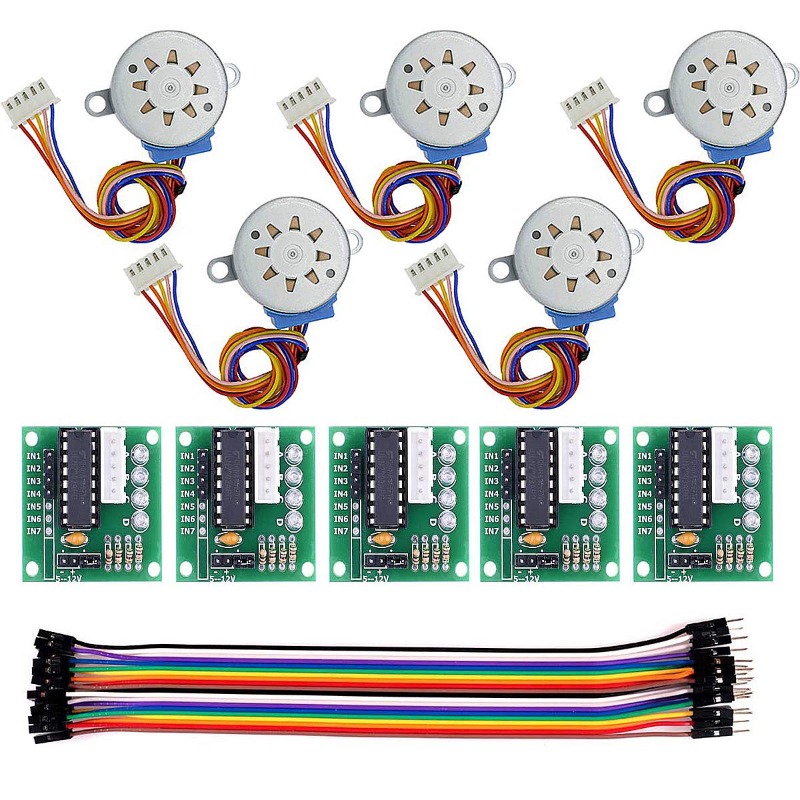 5set ULN2003 28BYJ-48 5V Motor - 28Byj-48 ulasan dan harga