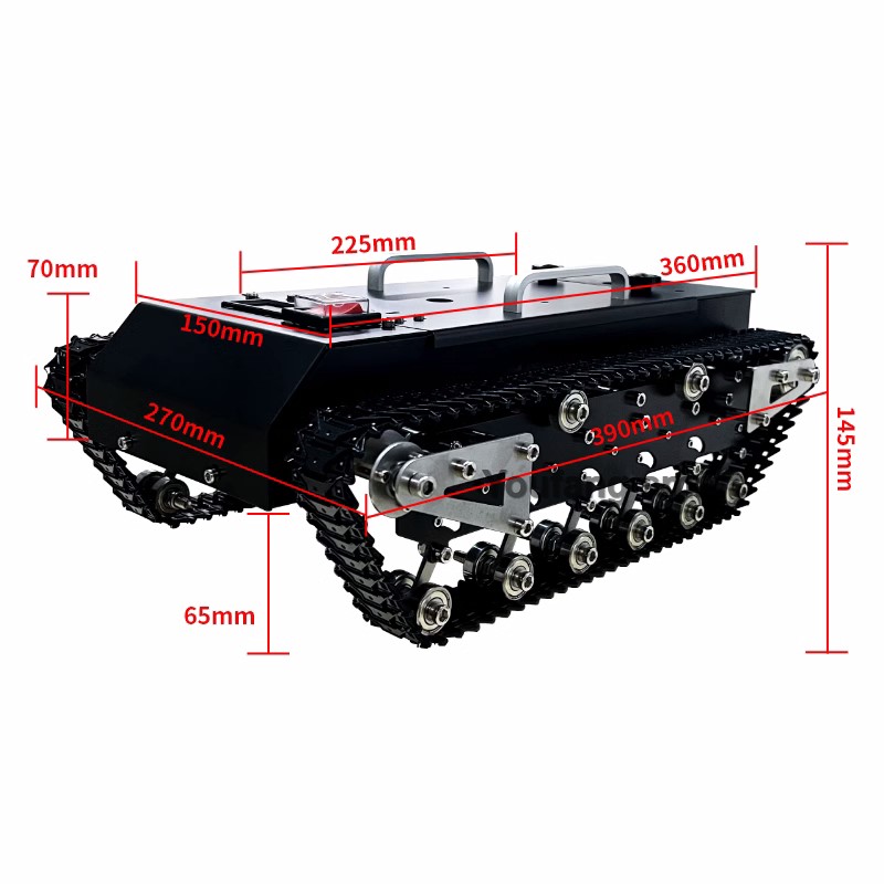 Sasis Tank RC Beban 30kg denga - Stm32 Robot ulasan dan harga