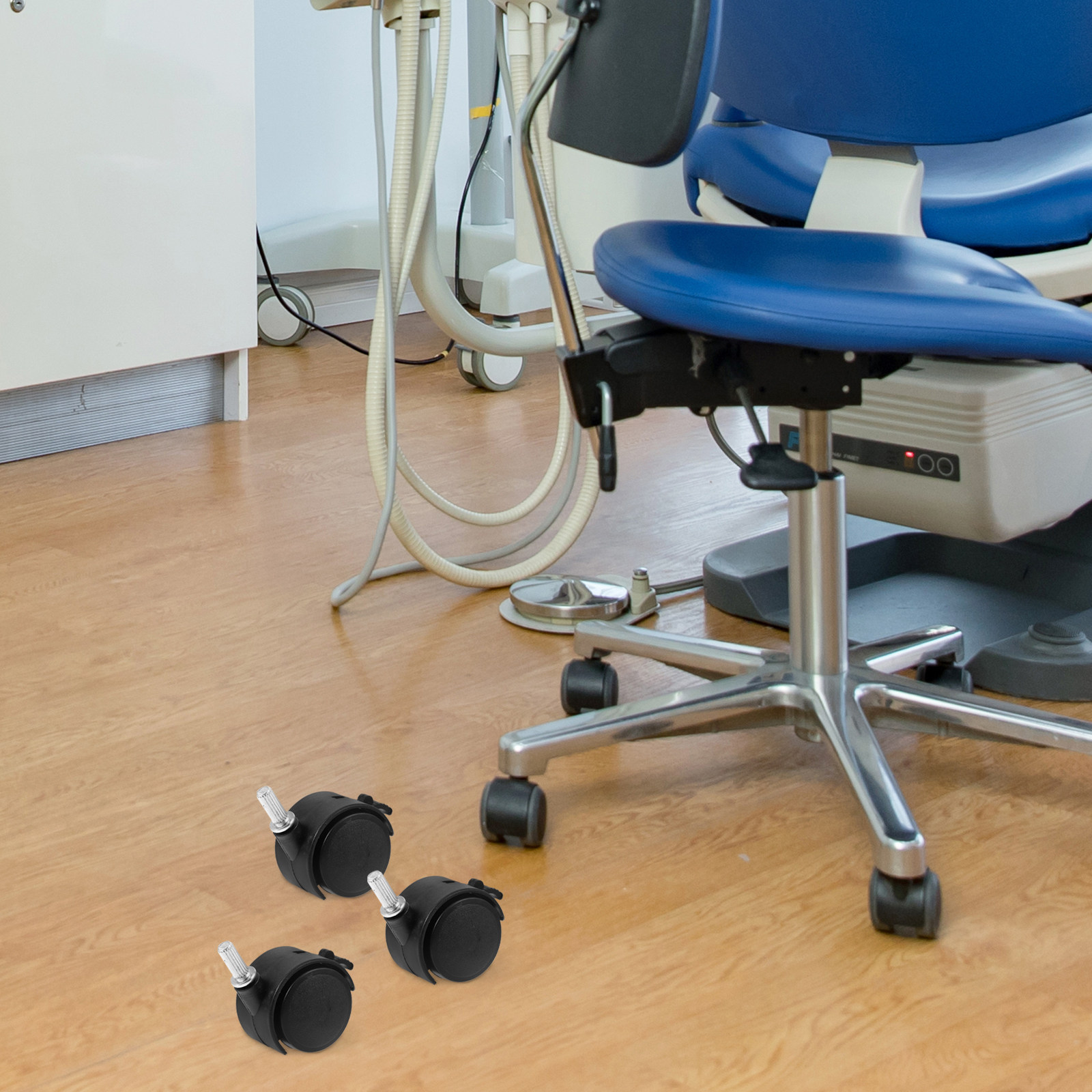 2 buah roda putar dengan duduk - Caster Wheel ulasan dan harga