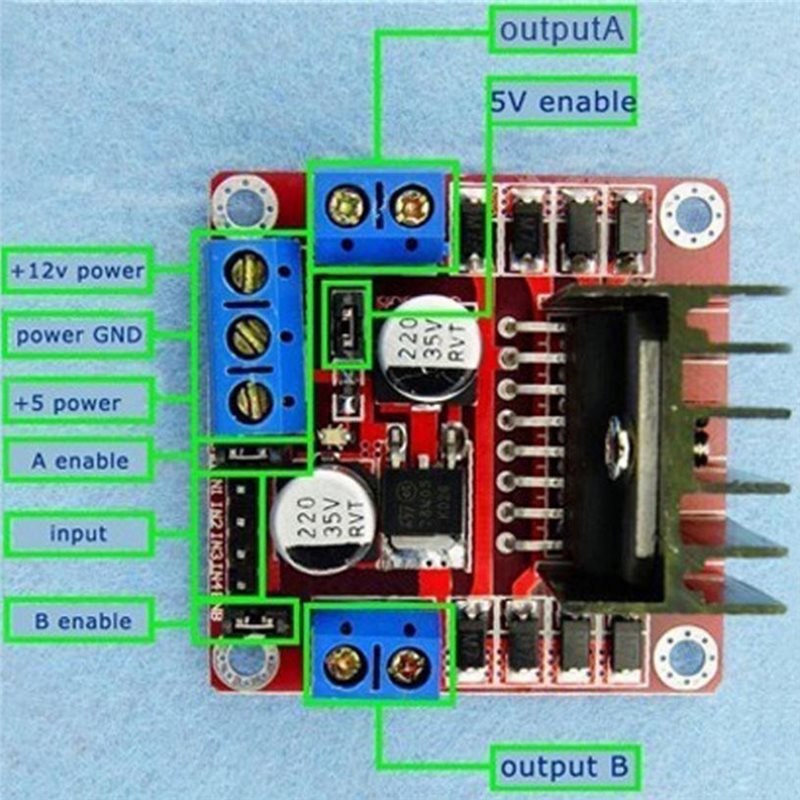 Papan Kontrol Driver Motor Rob - Motor Driver L298N ulasan dan harga
