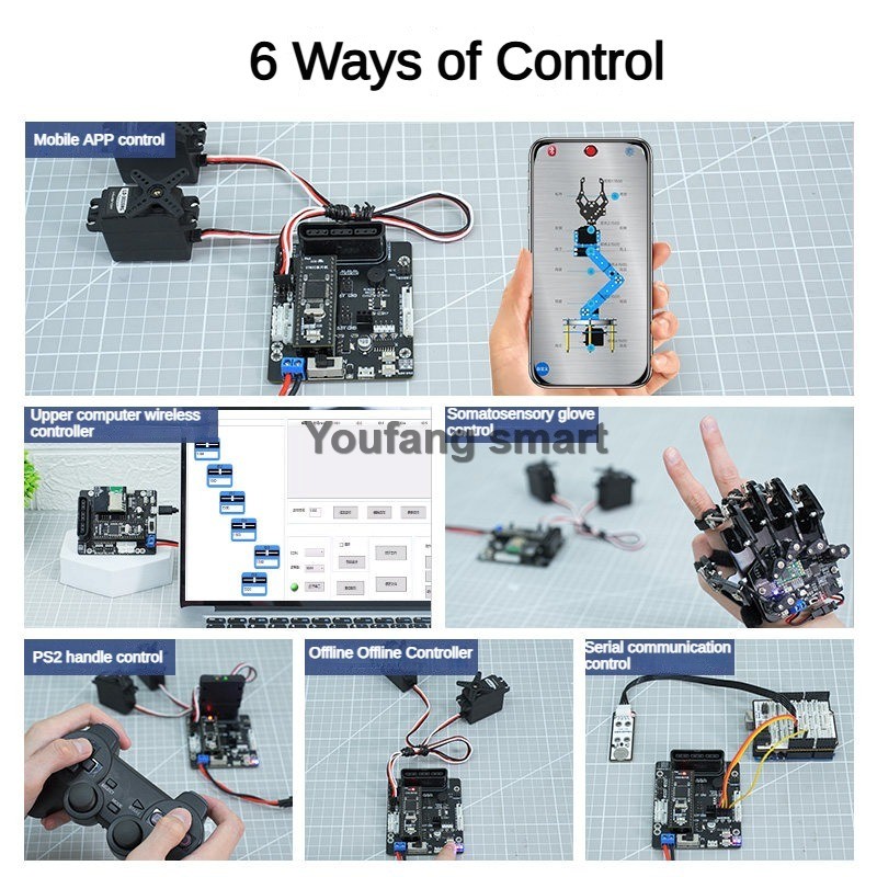 Pengontrol Servo PWM 6 Saluran - Stm32 Robot ulasan dan harga
