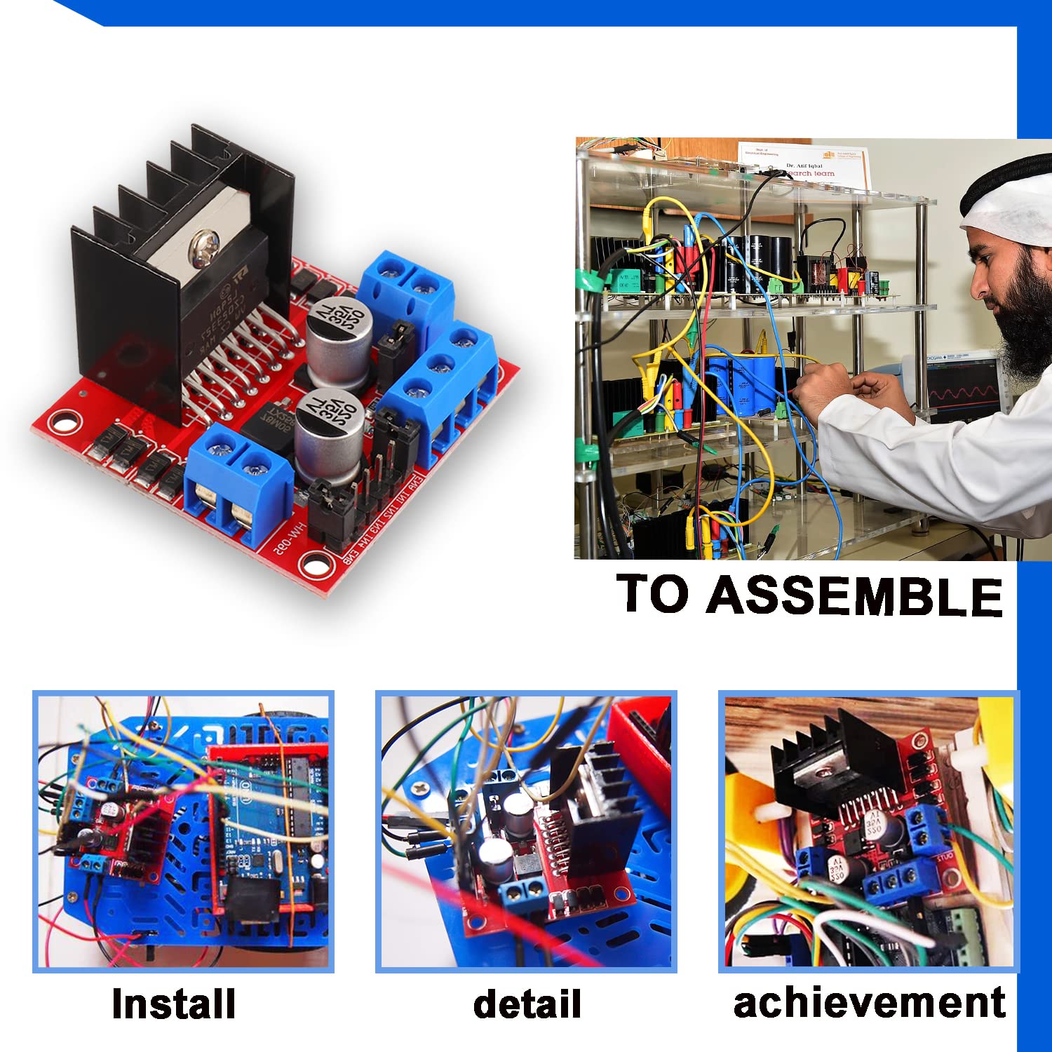 L298N papan pengontrol Drive M - Motor Driver L298N ulasan dan harga