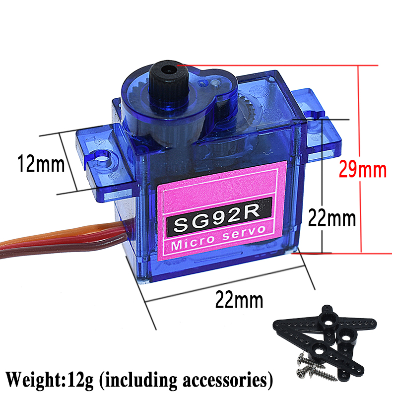 SG92R 180 °   360 °   2.5KG Mi - Servo Sg90 ulasan dan harga