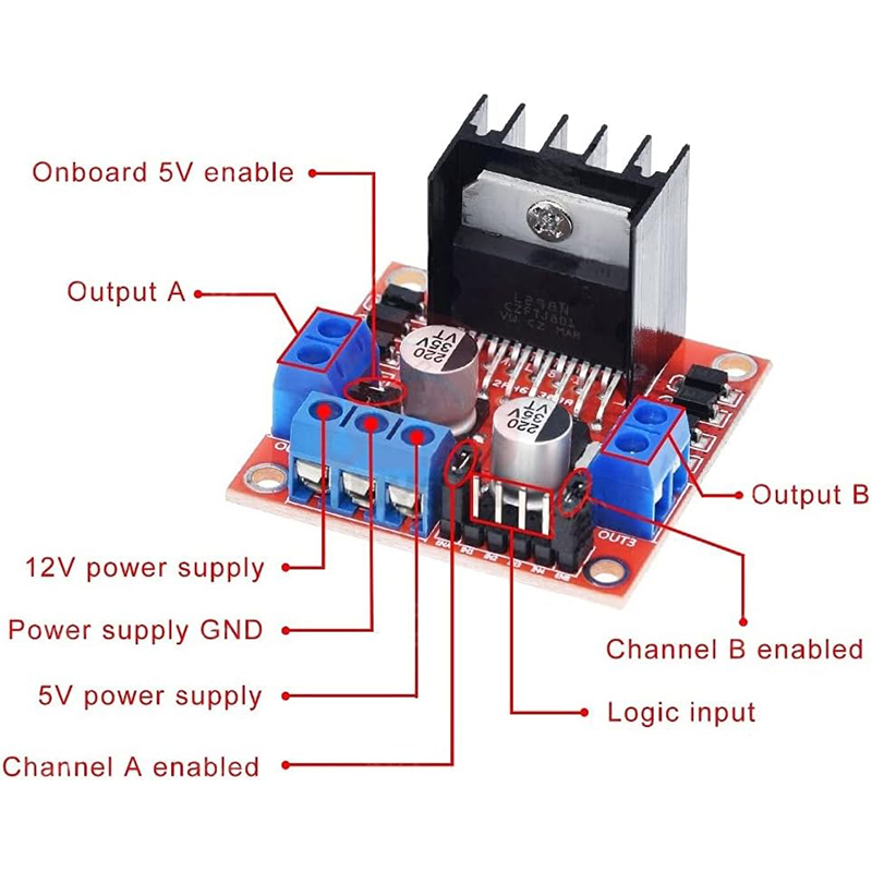 L298N Modul Papan Driver L298N - Motor Driver L298N ulasan dan harga