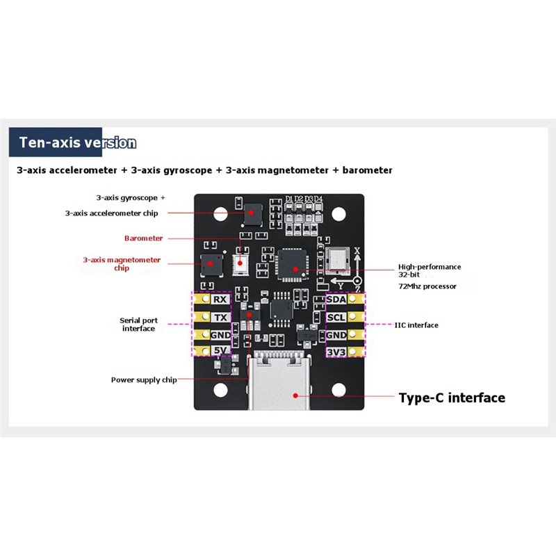 Modul Sensor IMU 10-Axis B92B, - Stm32 Robot ulasan dan harga