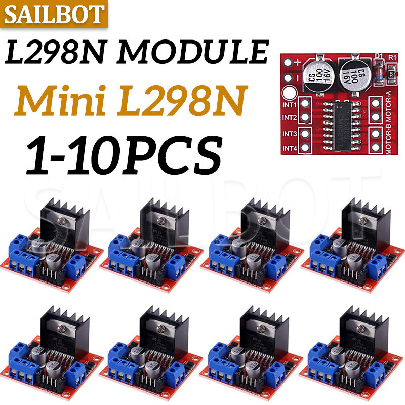 1/5/10 Buah L298N DC Motor Dri - Motor Driver L298N ulasan dan harga