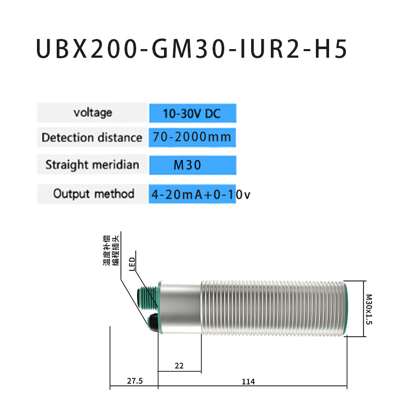 Sensor Ultrasonik Khusus M30 u - Ultrasonic Distance Sensor ulasan dan harga