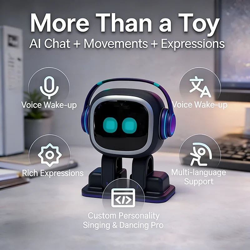 Robot AI EMO Baru, Teman Inter - Ros Robot ulasan dan harga
