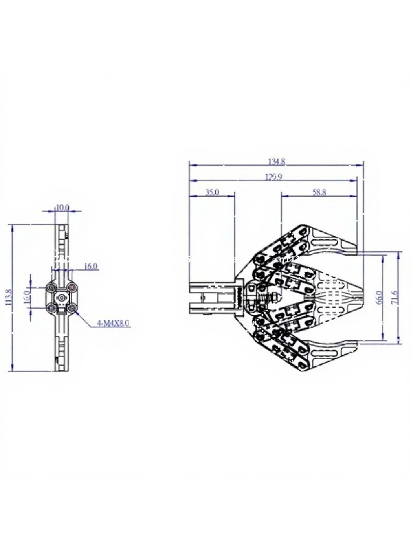 Cakar Penjepit Robot Elektrik  - Robot Gripper Claw ulasan dan harga