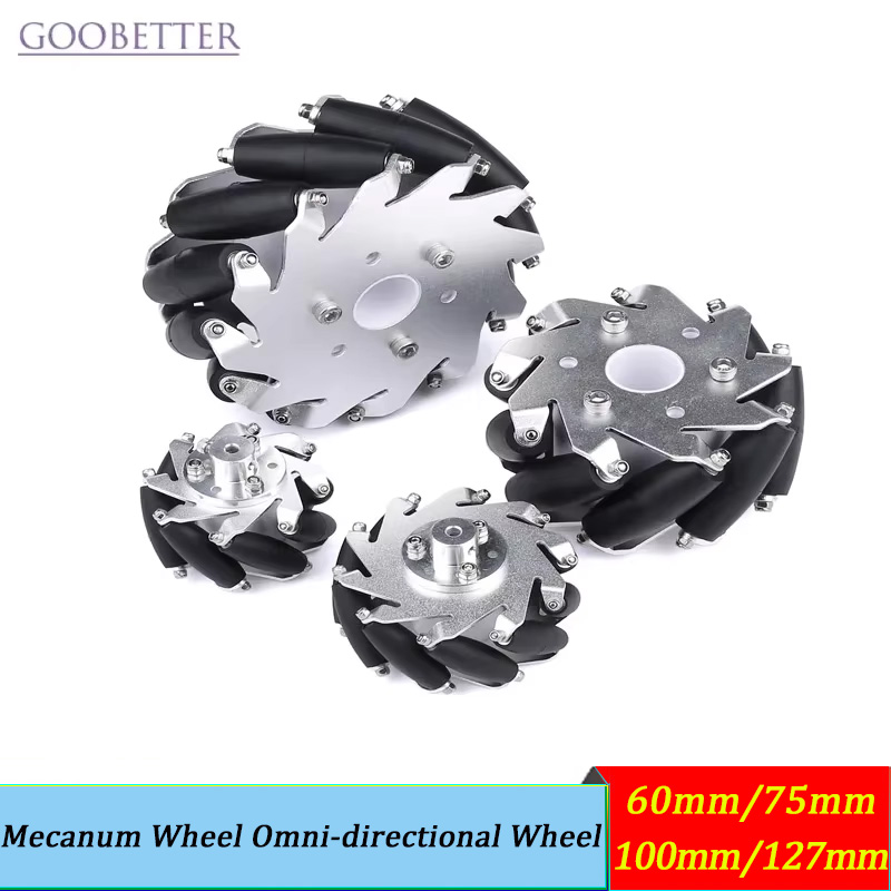 4 Buah Roda Mecanum 60-127Mm S - Ros Robot ulasan dan harga
