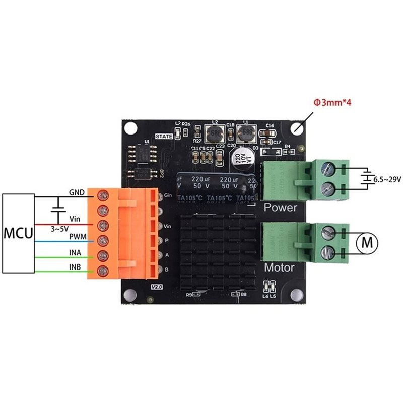 AT02-12V 24V 16A Modul Pengger - Motor Driver Module ulasan dan harga