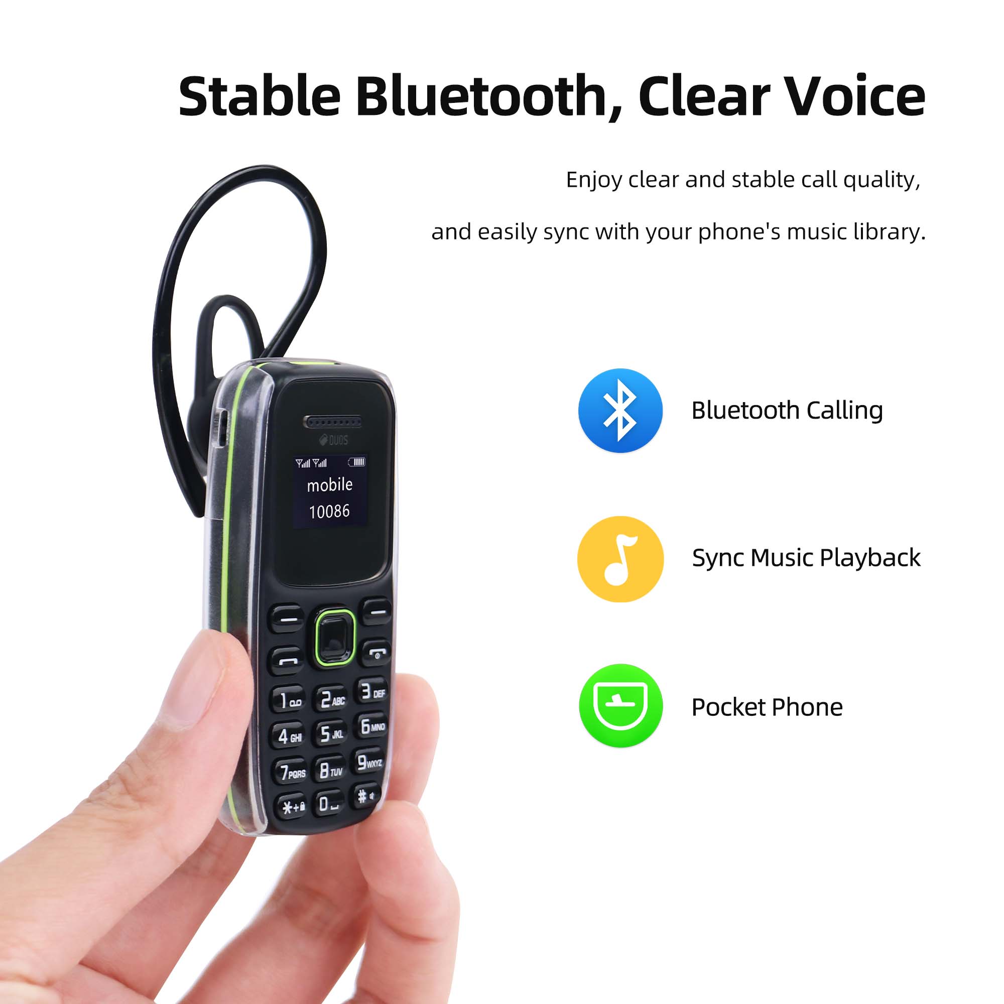 BM310 Ponsel Mini yang Tidak T - Micro Servo ulasan dan harga