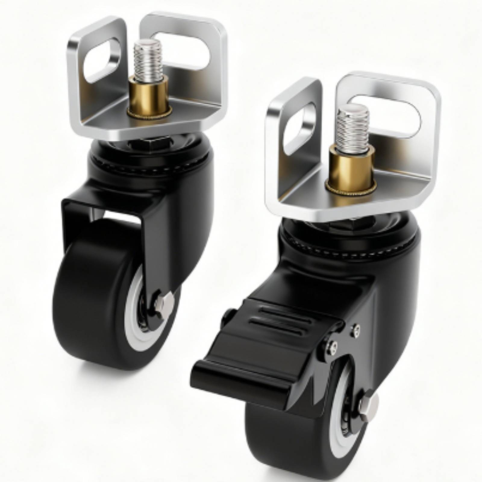 4 Buah Roda Kastor Baja Sudut  - Caster Wheel ulasan dan harga