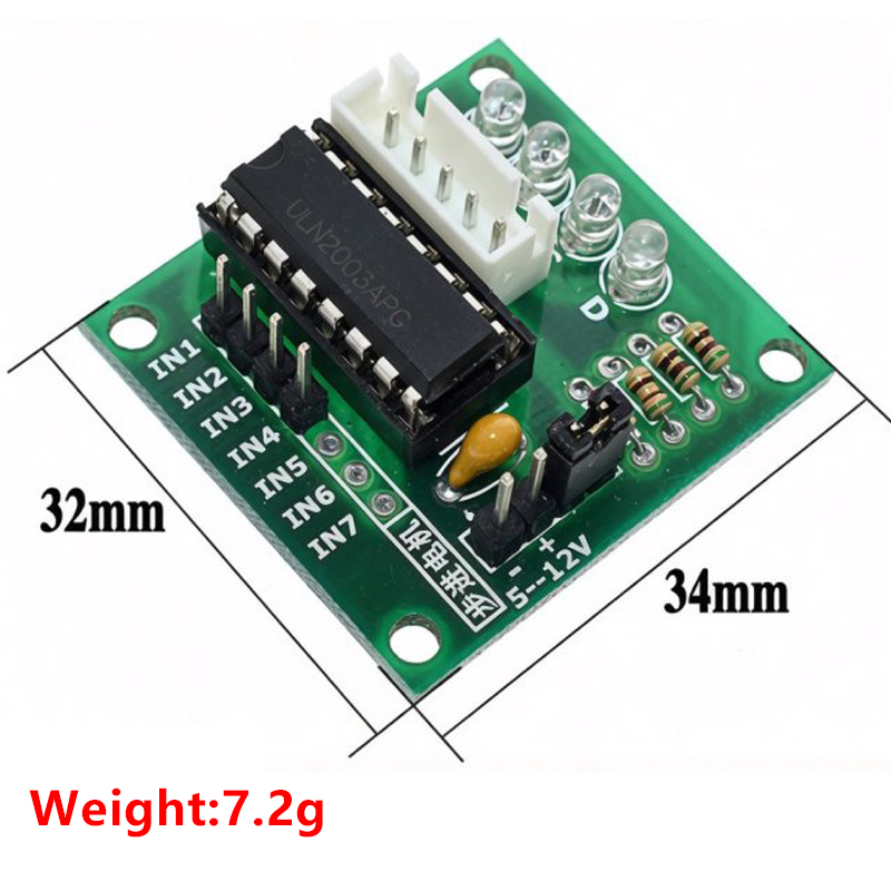 1 set Motor Stepper Mini 4 Fas - 28Byj-48 ulasan dan harga