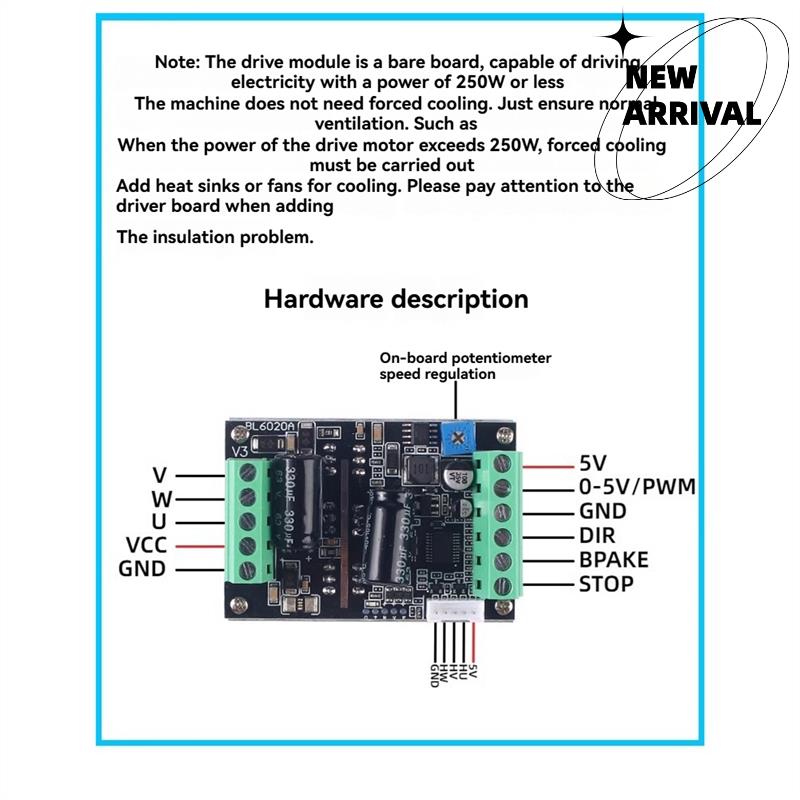 PWM Tiga Fase 500W Driver Moto - Motor Driver Module ulasan dan harga