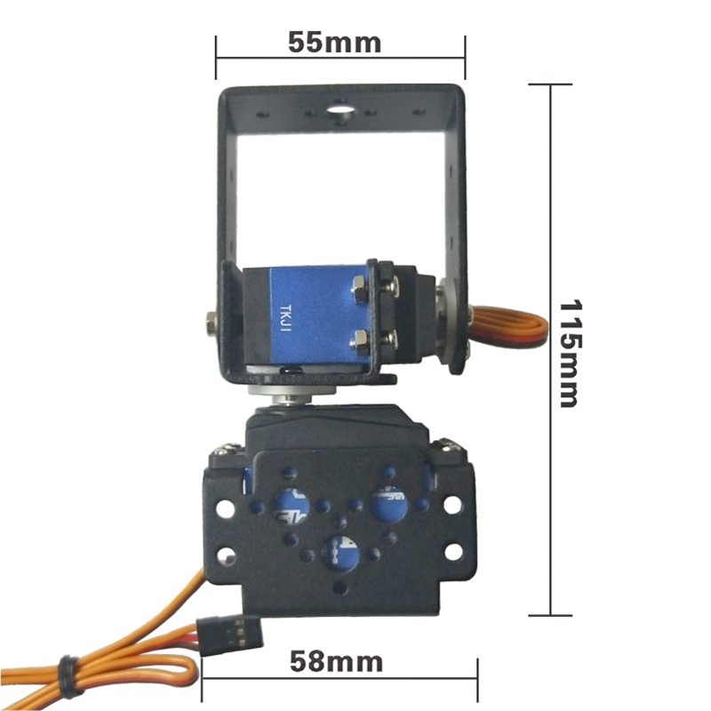 2 DOF robotik Pan dan Tilt Ser - Servo Pan Tilt ulasan dan harga