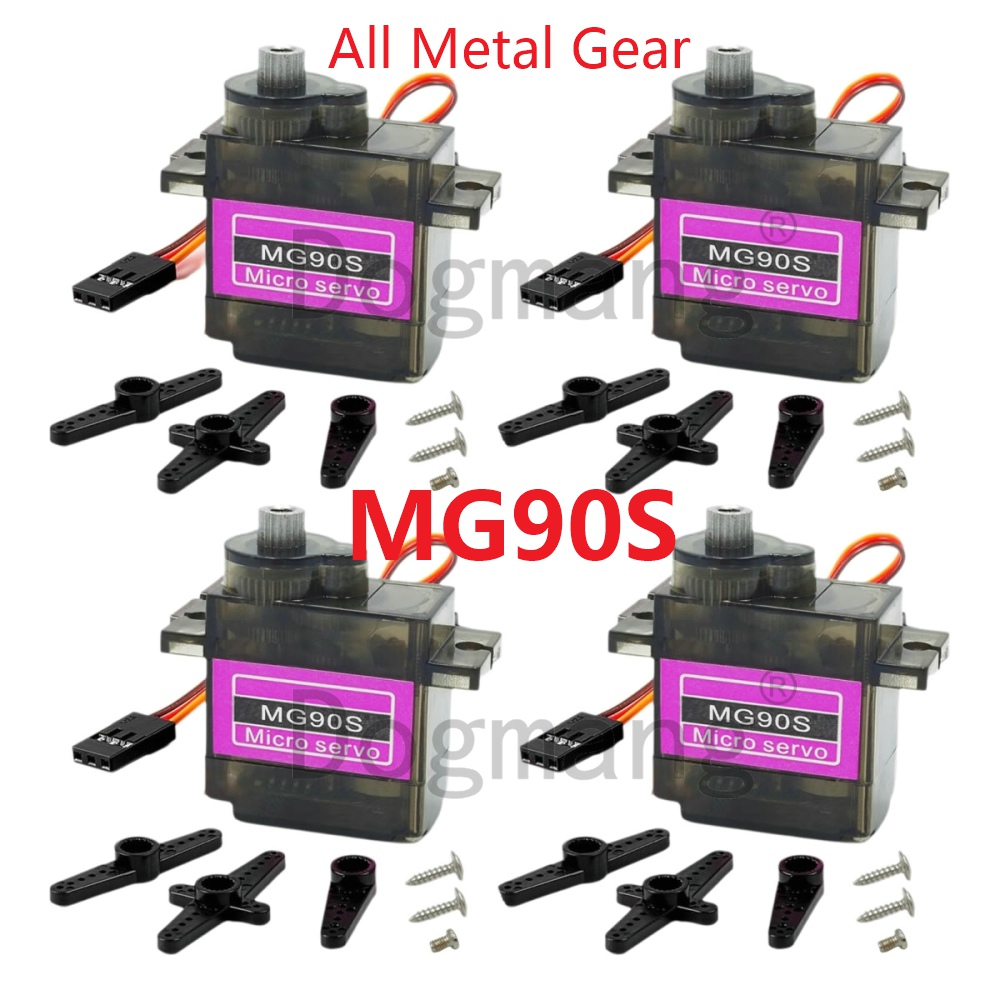 MG90S Servo 1/2/4/10/20/50 bua - Micro Servo ulasan dan harga
