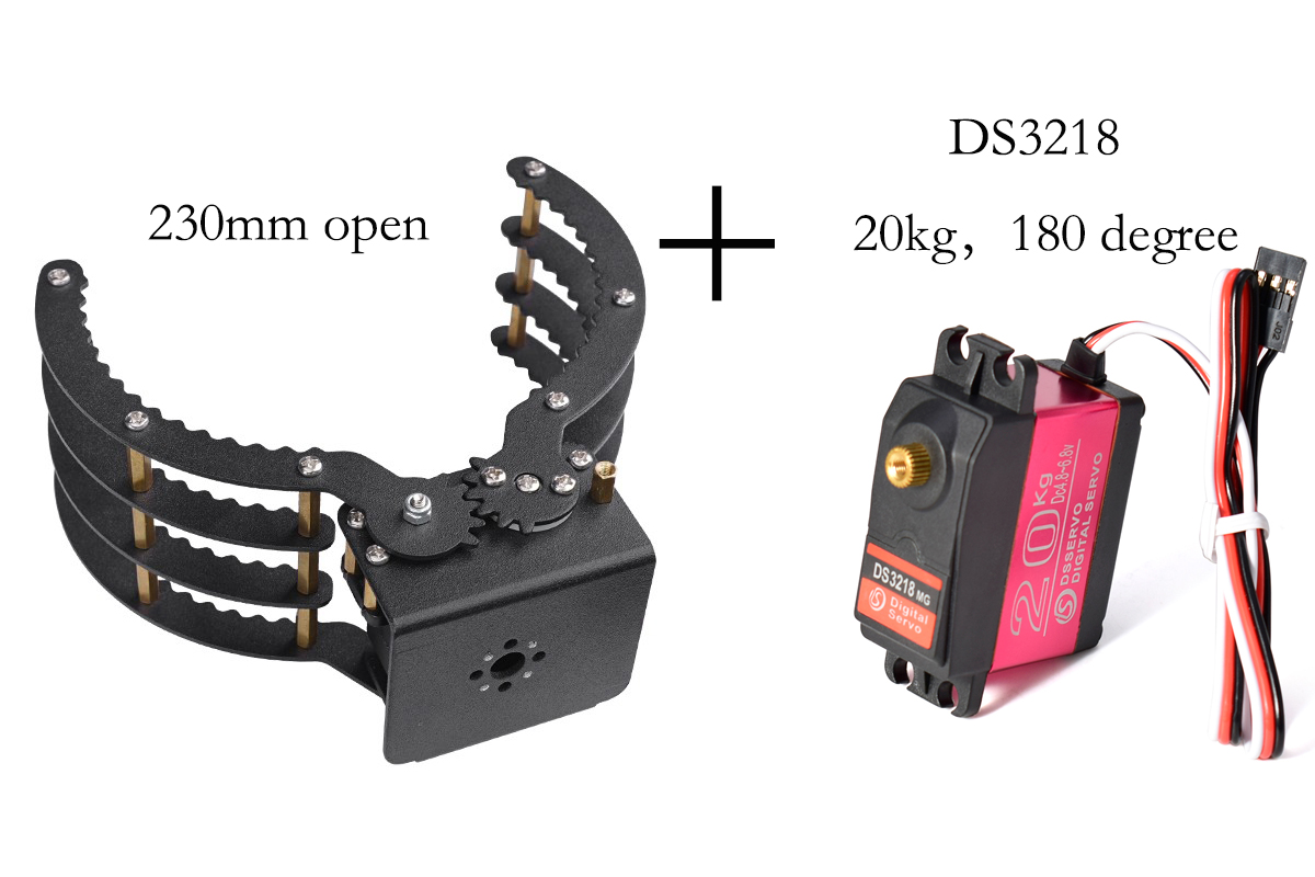 Penjepit Mekanis dengan Bukaan - Robot Gripper Claw ulasan dan harga