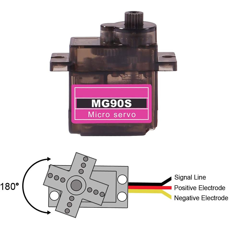 Servo MG90S 5/10/20/40Pcs Semu - Micro Servo ulasan dan harga
