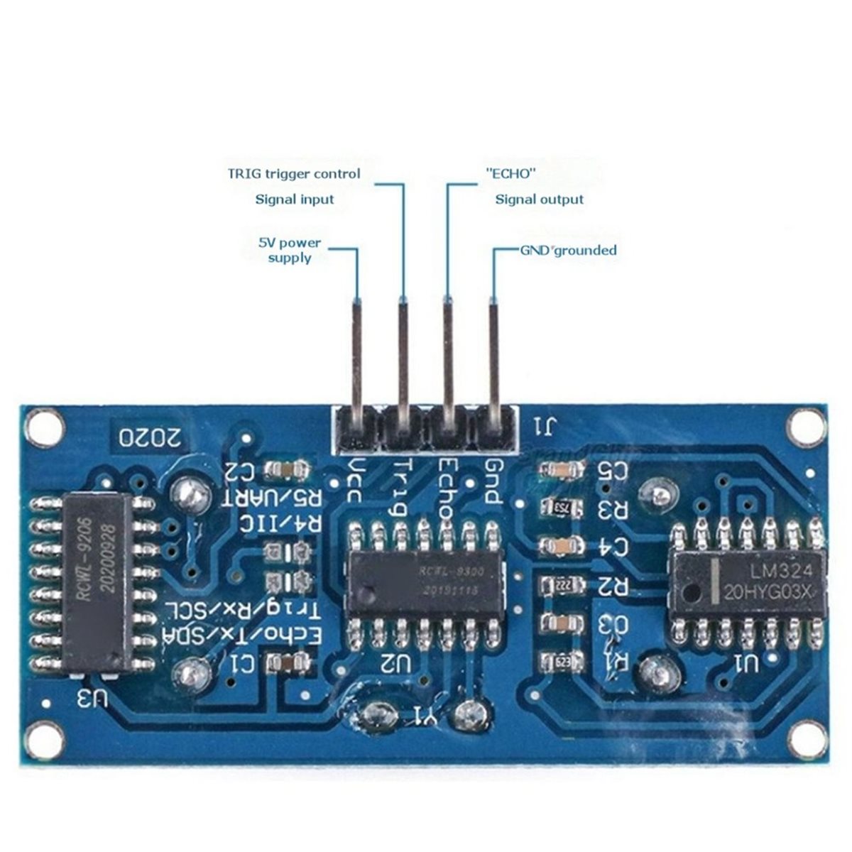 6 Buah HC-SR04 Sensor Ultrason - Ultrasonic Distance Sensor ulasan dan harga