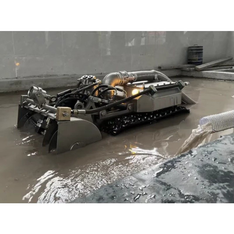 Mesin Pengeruk Amfibi Beroda K - Robot Track ulasan dan harga