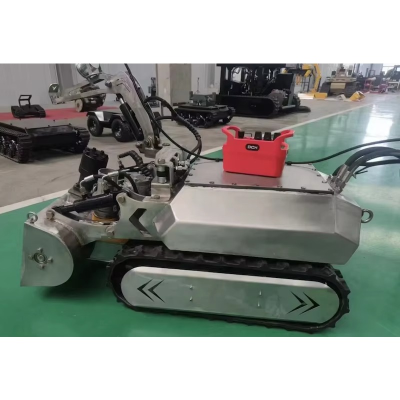 Mesin Pengeruk Amfibi Beroda K - Robot Track ulasan dan harga